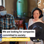 We are looking for companies committed to society